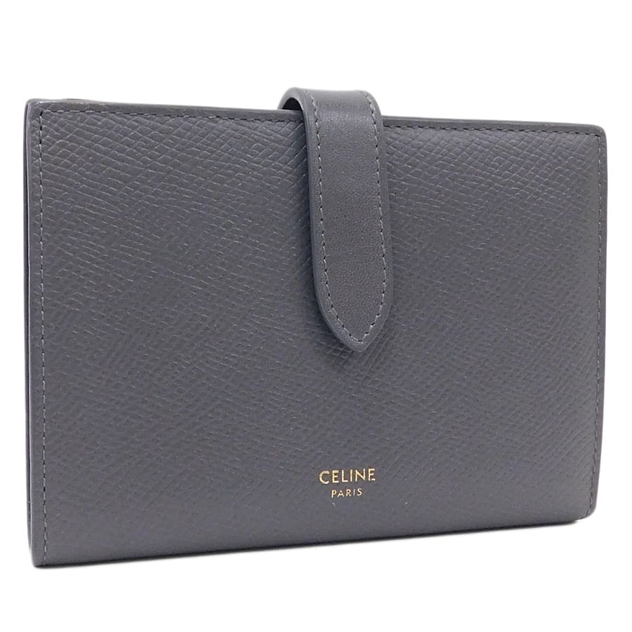Celine Gray Leather Wallet
